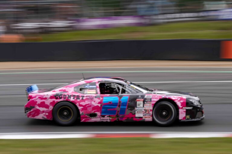 Brands Hatch, UK, 7th June, 2026, Car #21 Jack Davidson & Ossi Pohjanharju for LUX Motorsport in a FJ Racecar at the EuroNascar Grand Prix at Brands Hatch, Christopher Neve / Alamy Live News
