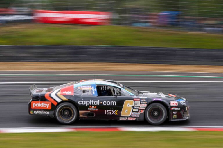 Brands Hatch, UK, 7th June, 2026, Car #6 Vladimiros Tziortzis & Vladimiros Tziortzis for Speedhouse in a Ford Mustang at the EuroNascar Grand Prix at Brands Hatch, Christopher Neve / Alamy Live News