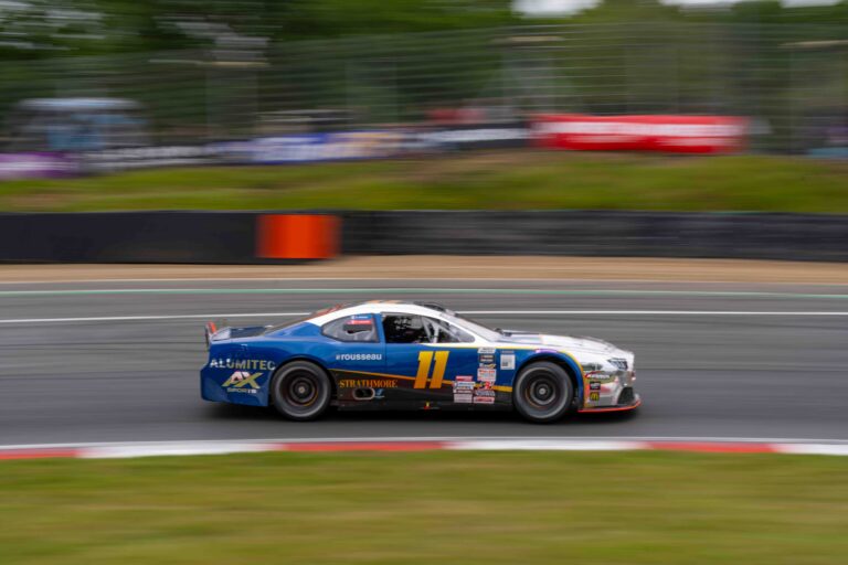 Brands Hatch, UK, 7th June, 2026, Car #11 Gianmarco Ercoli & Raphael Lessard for ALUMITEC Racing in a Ford Mustang at the EuroNascar Grand Prix at Brands Hatch, Christopher Neve / Alamy Live News