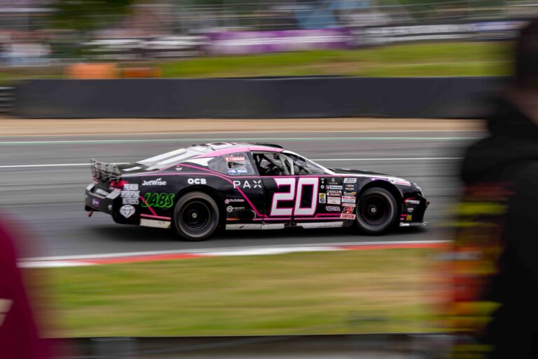 Brands Hatch, UK, 7th June, 2026, Car #20 Mike Wise & Francesco Leogrande for LUX Motorsport in a FJ Racecar at the EuroNascar Grand Prix at Brands Hatch, Christopher Neve / Alamy Live News