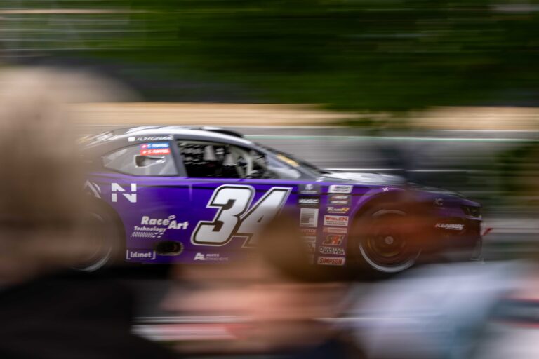 Brands Hatch, UK, 7th June, 2026, Car #34 Thomas Toffel & Thomas Toffel for THT by RaceArt Technology in a Chevrolet Camaro at the EuroNascar Grand Prix at Brands Hatch, Christopher Neve / Alamy Live News