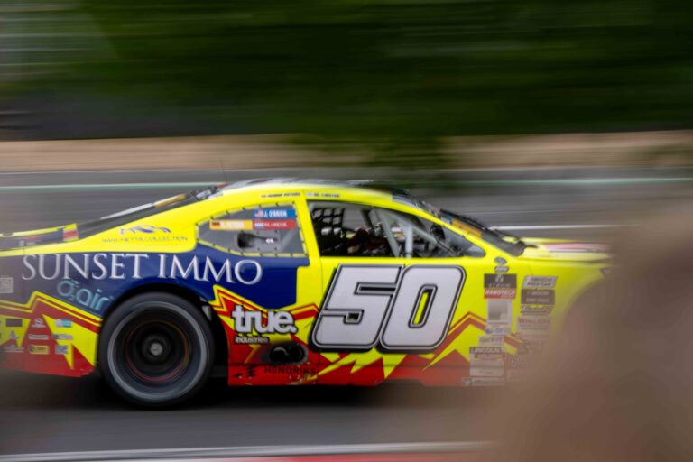 Brands Hatch, UK, 7th June, 2026, Car #50 Jordan O'Brien & Gil Linster for Hendriks Motorsports in a Ford Mustang at the EuroNascar Grand Prix at Brands Hatch, Christopher Neve / Alamy Live News