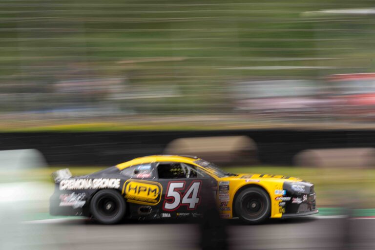Brands Hatch, UK, 7th June, 2026, Car #54 Giovanni Cartechini & Claudio Cappelli for CAAL Racing in a Ford Mustang at the EuroNascar Grand Prix at Brands Hatch, Christopher Neve / Alamy Live News
