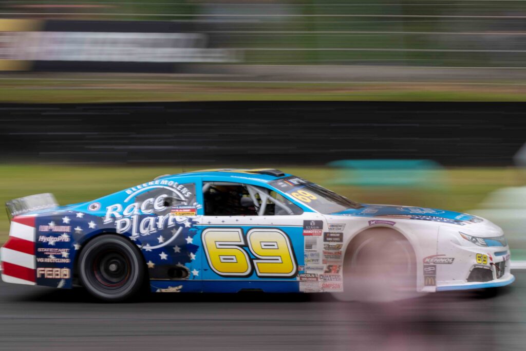 Car #69 Sebastiaan Bleekemolen & Melvin De Groot for Team Bleekemolen in a Toyota Camry at the EuroNascar Grand Prix at Brands Hatch