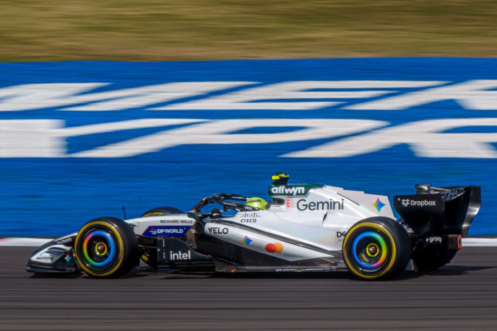 Car #1 Lando Norris for McLaren during the Feature Race at the British Formula 1 Grand Prix