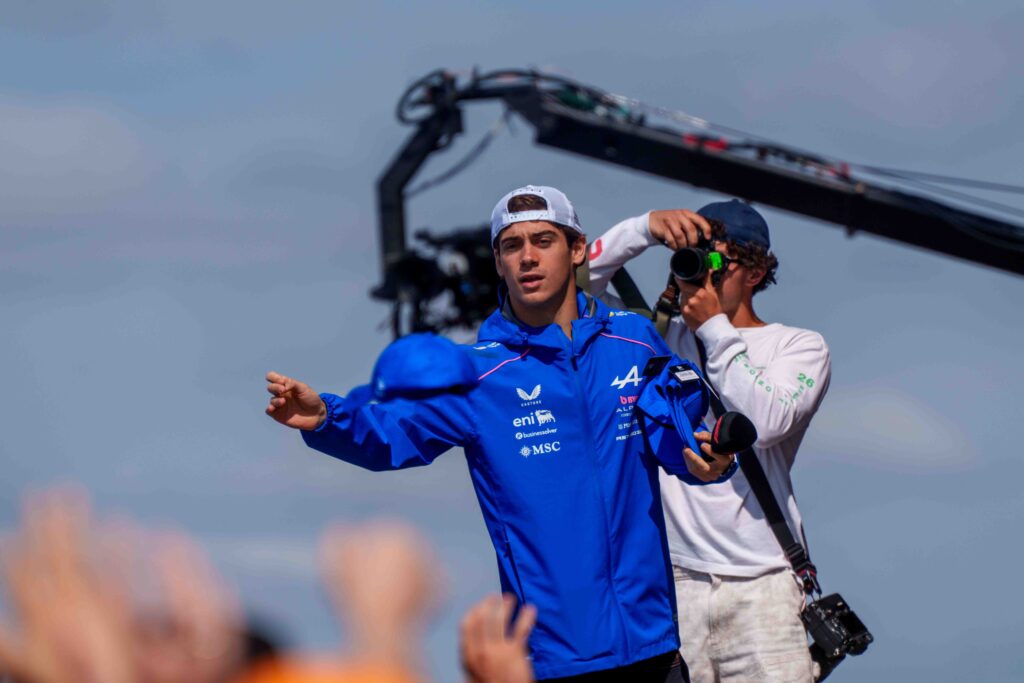 F1 Driver Franco Colapinto at the British Formula 1 Silverstone 2026