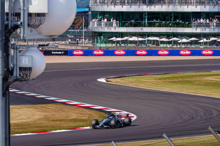 Car #12 Kimi Antonelli for Mercedes during Sprint Qualifying at the British Formula 1 Grand Prix