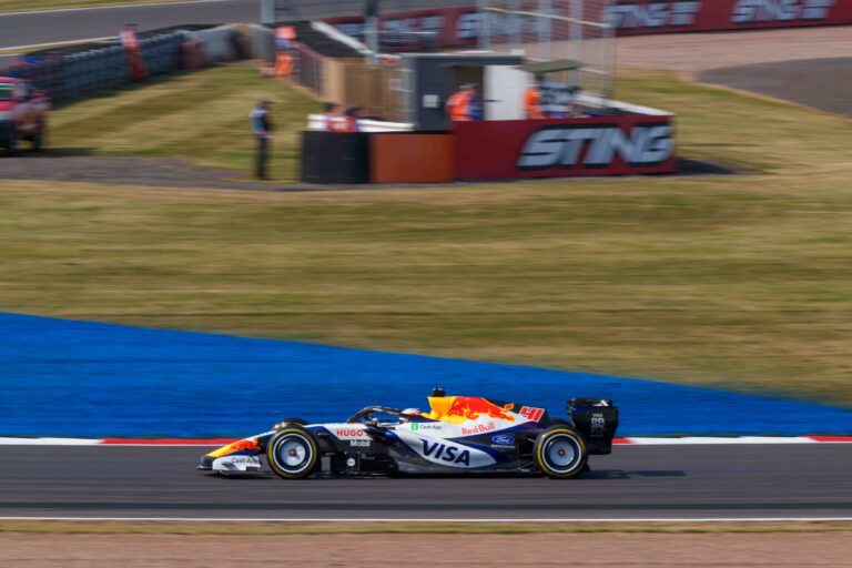 Car #41 Arvid Lindblad for Racing Bulls during Sprint Qualifying at the British Formula 1 Grand Prix