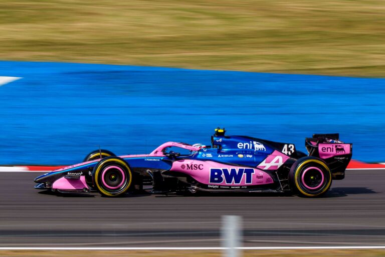 Car #43 Franco Colapinto for Alpine during Sprint Qualifying at the British Formula 1 Grand Prix