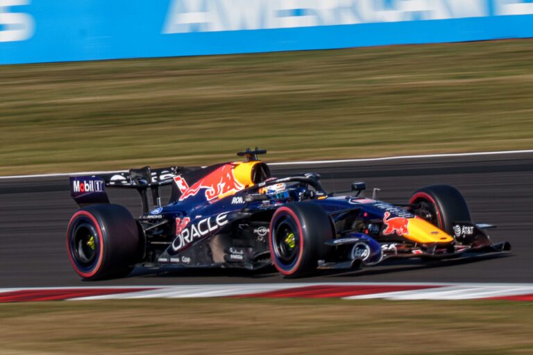Car #3 Max Verstappen for Red Bull Racing during Sprint Qualifying at the British Formula 1 Grand Prix