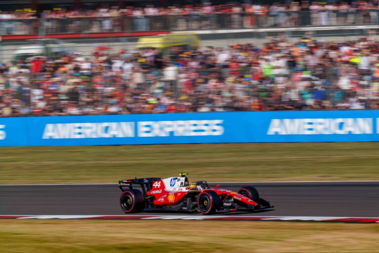 Car #44 Lewis Hamilton for Ferrari during Sprint Qualifying at the British Formula 1 Grand Prix