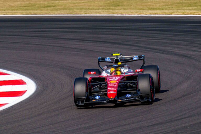 Car #44 Lewis Hamilton for Ferrari during Sprint Qualifying at the British Formula 1 Grand Prix
