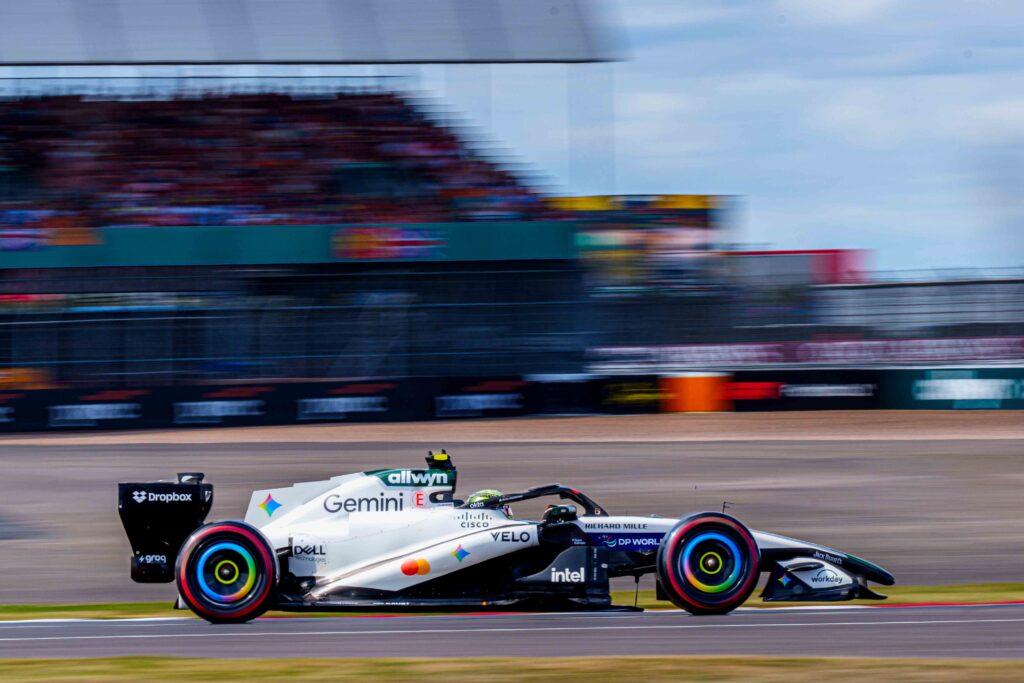 Car #1 Lando Norris for McLaren during the Feature Race at the British Formula 1 Grand Prix