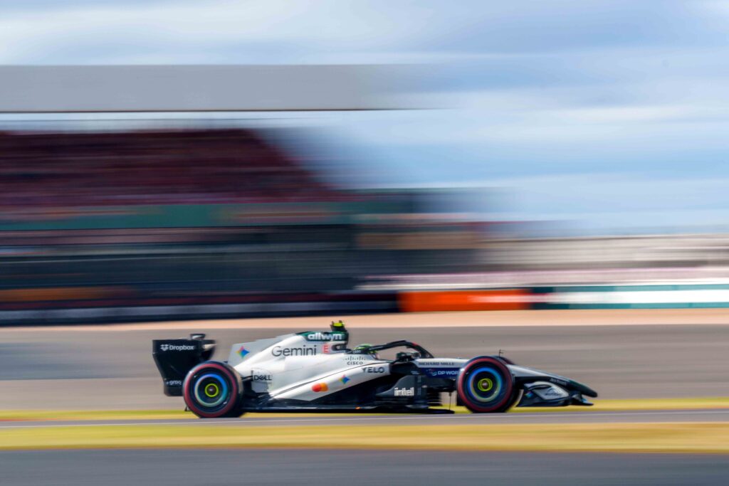 Car #1 Lando Norris for McLaren during the Feature Race at the British Formula 1 Grand Prix
