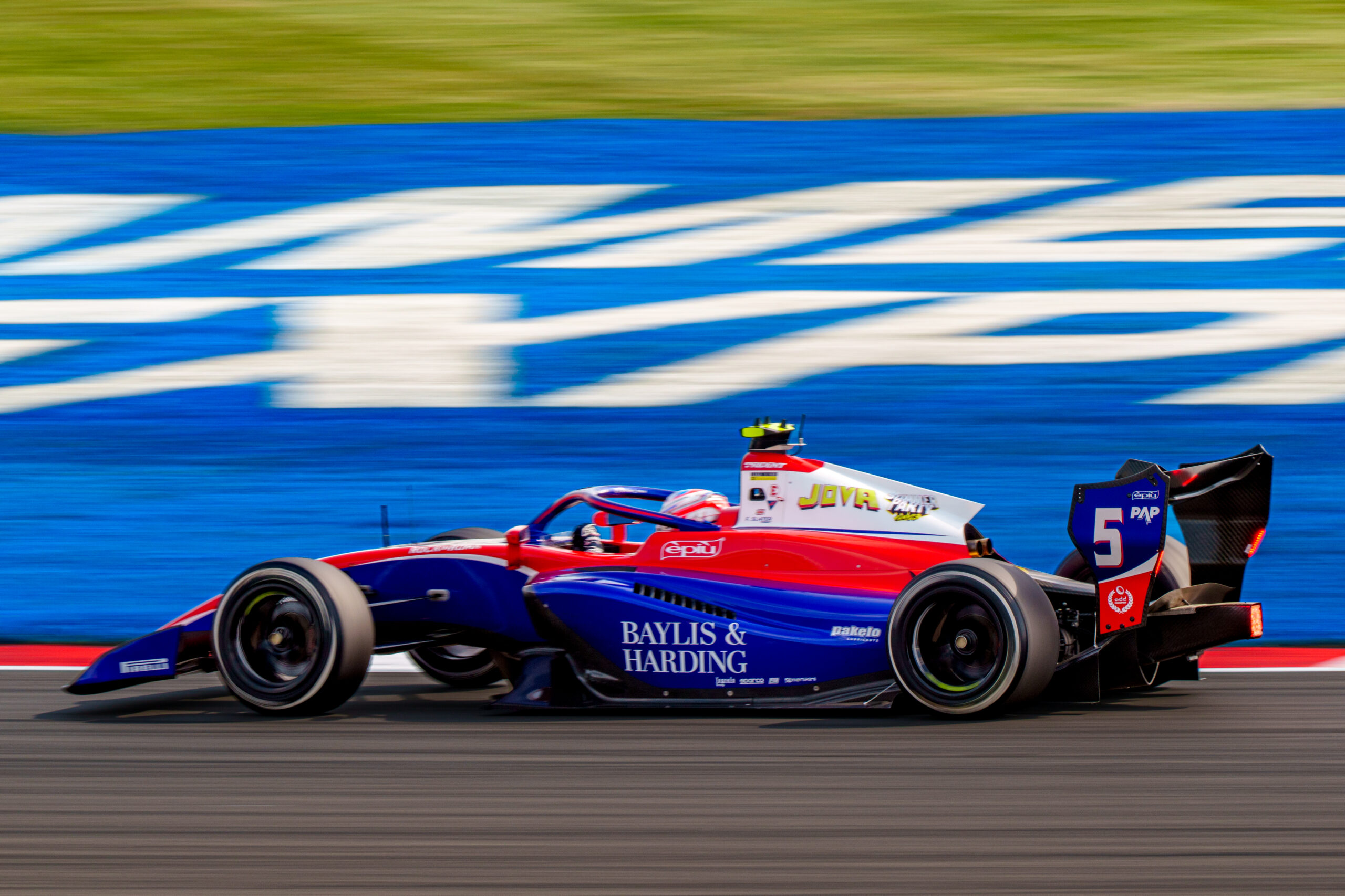 Freddie Slater during the 2026 British Grand Prix F3 at Silverstone