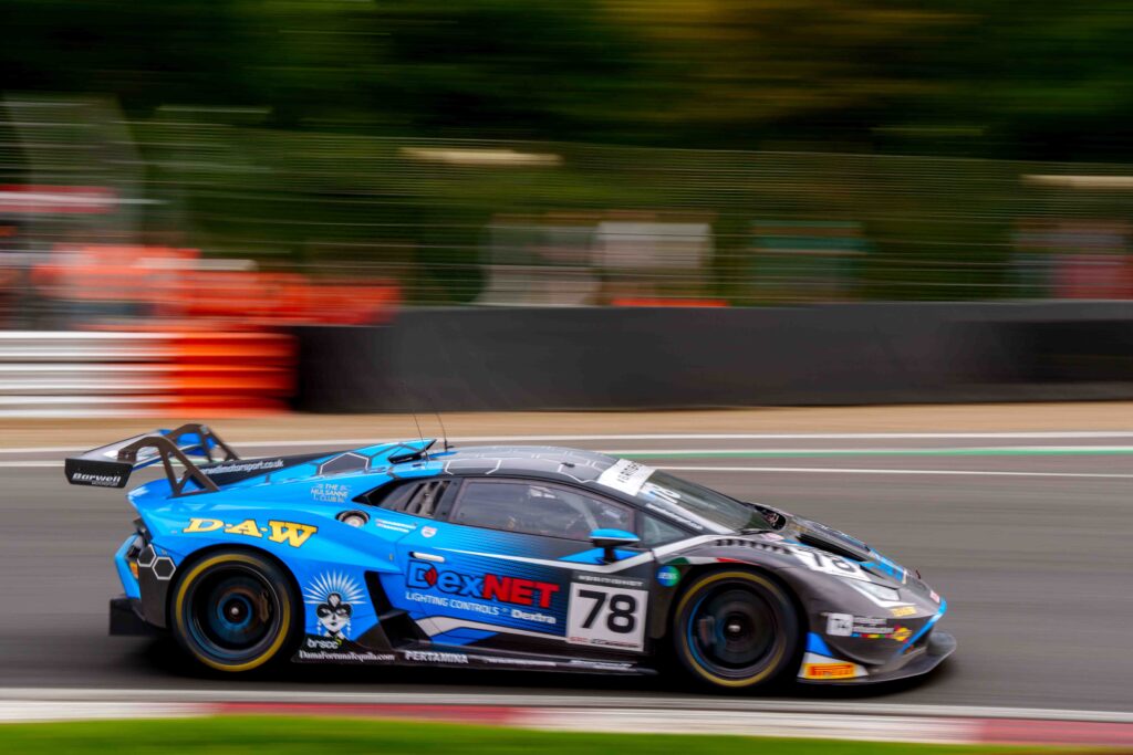 Car #78 Driven By Alex Martin & Jarrod Waberski in GT3 during the Feature Race at the British GT Season Finale