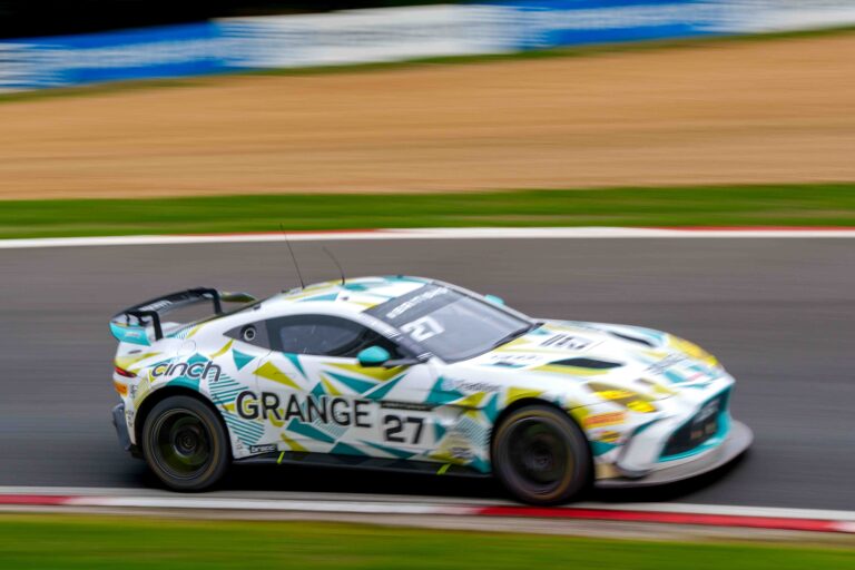 Car #27 Driven By Daniel Lavery & Darren Turner in GT4 during the Feature Race at the British GT Season Finale