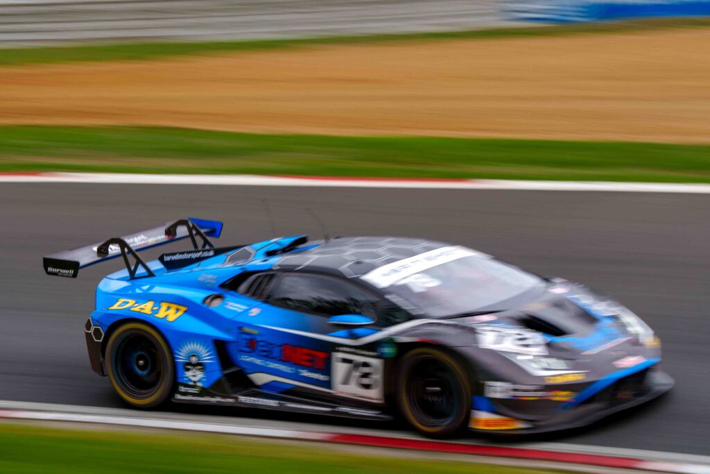 Car #78 Driven By Alex Martin & Jarrod Waberski in GT3 during the Feature Race at the British GT Season Finale