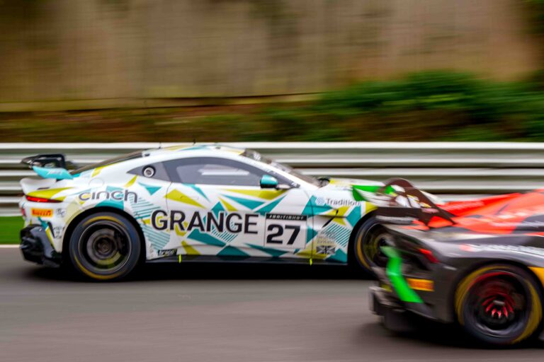 Car #27 Driven By Daniel Lavery & Darren Turner in GT4 during the Feature Race at the British GT Season Finale