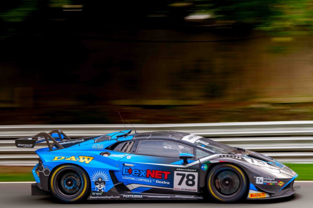 Car #78 Driven By Alex Martin & Jarrod Waberski in GT3 during the Feature Race at the British GT Season Finale