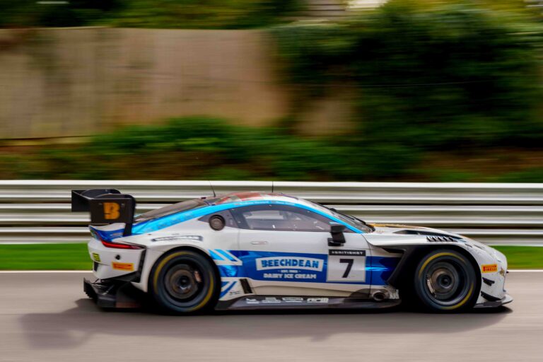 Car #7 Driven By Andrew Howard & Ross Gunn in GT3 during the Feature Race at the British GT Season Finale