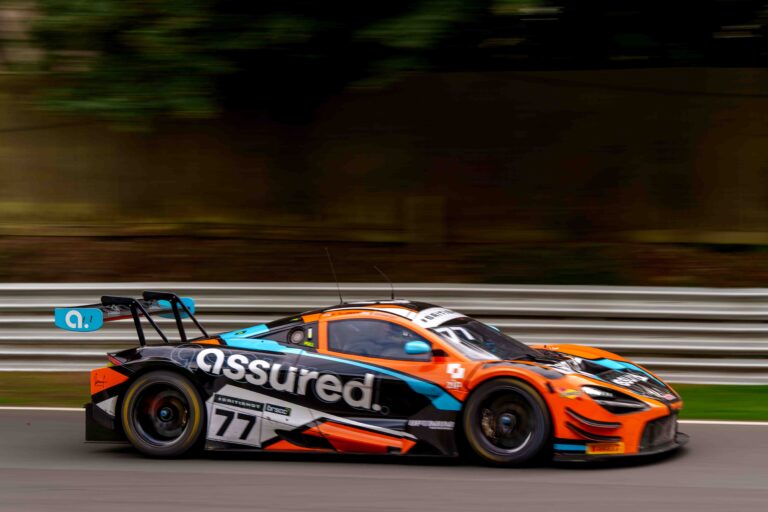 Car #77 Driven By Morgan Tillbrook & Ben Barnicoat in GT3 during the Feature Race at the British GT Season Finale