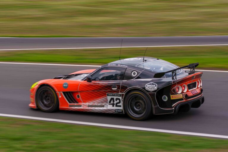 Car #42 Driven By Luke Shaw & Jack Mitchell in GT4 during the Feature Race at the British GT Season Finale