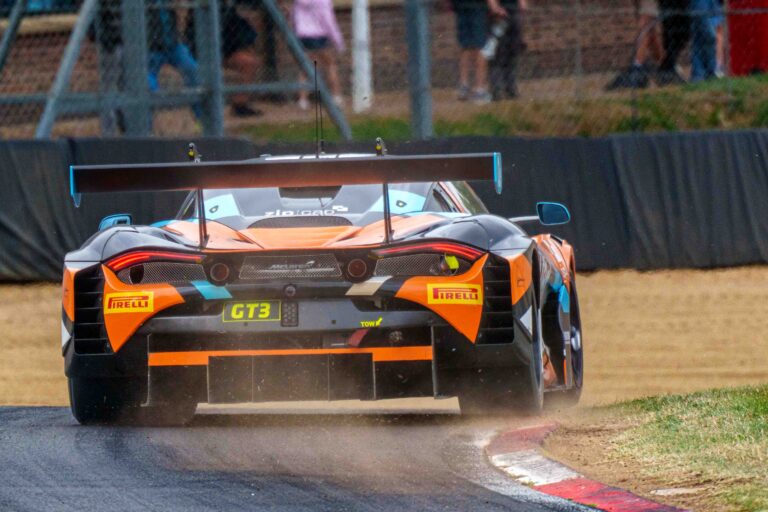 Car #77 Driven By Morgan Tillbrook & Ben Barnicoat in GT3 during the Feature Race at the British GT Season Finale