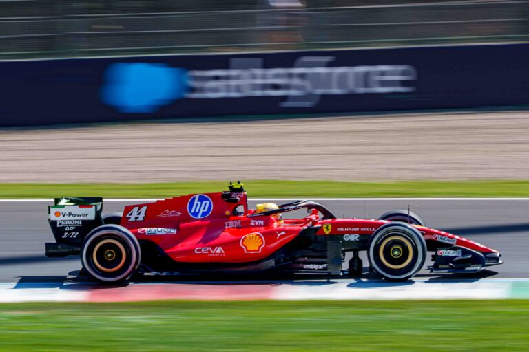 Car #44 Driven By Lewis Hamilton For Scuderia Ferrari HP During FP1