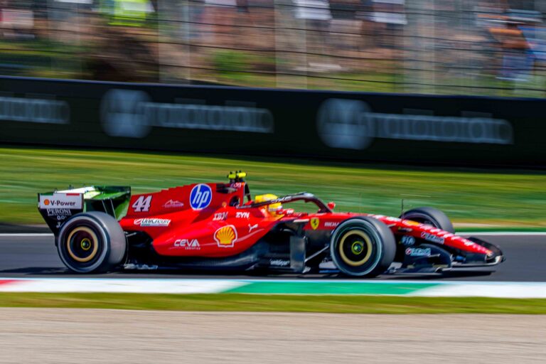 Car #44 Driven By Lewis Hamilton For Scuderia Ferrari HP During FP1
