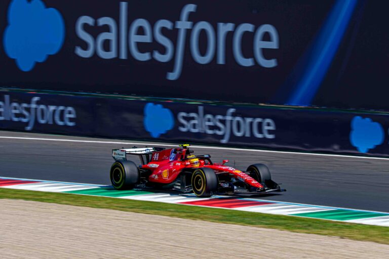 Car #44 Driven By Lewis Hamilton For Scuderia Ferrari HP During FP1