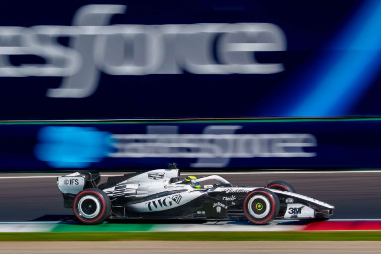 Car #77 Driven By Valterri Bottas For Cadillac Formula 1 Team During the Italian Grand Prix Feature Race