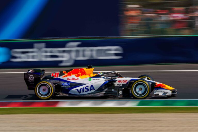 Car #22 Driven By Yuki Tsunoda (Stand-in) For Visa Cash App Racing Bulls During the Italian Grand Prix Feature Race