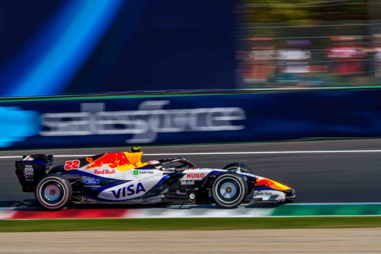 Car #22 Driven By Yuki Tsunoda (Stand-in) For Visa Cash App Racing Bulls During the Italian Grand Prix Feature Race
