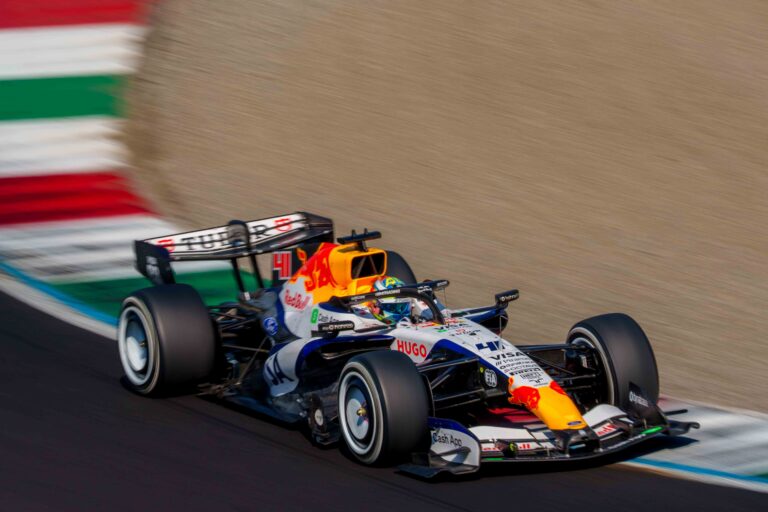 Car #22 Driven By Yuki Tsunoda (Stand-in) For Visa Cash App Racing Bulls During the Italian Grand Prix Feature Race