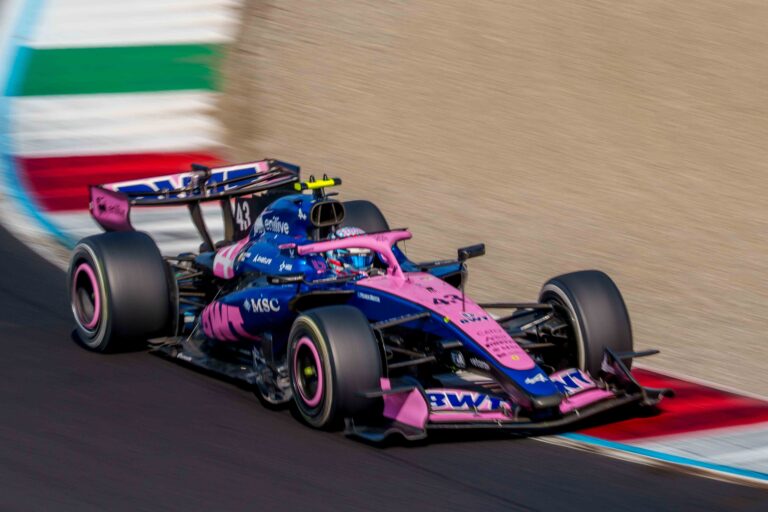 Car #43 Driven By Franco Colapinto For Alpine F1 Team During the Italian Grand Prix Feature Race