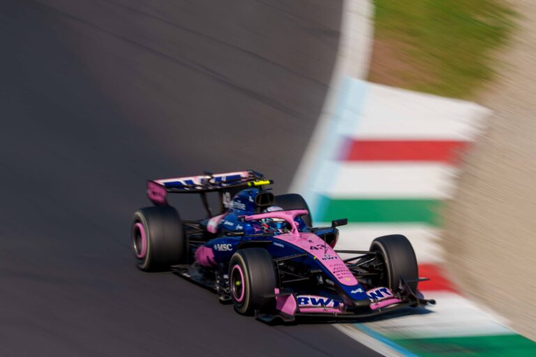 Car #43 Driven By Franco Colapinto For Alpine F1 Team During the Italian Grand Prix Feature Race