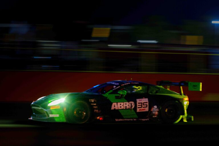 Car #35 Lucas LEGERET, Mark KASTELIC & Mateo VILLAGOMEZ Drinving a Aston Martin Vantage AMR GT3 EVO for Walkenhorst Motorsport, During the GTWC Season Final Feature Race in Portimao,