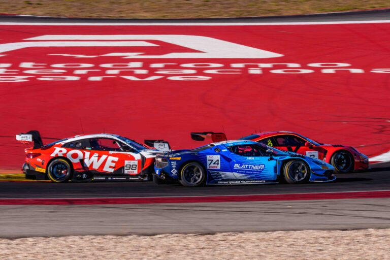 Car #74 Dustin BLATTNER, Lorenzo PATRESE & Dennis MARSCHALL Drinving a Ferrari 296 GT3 EVO for Kessel Racing, During the GTWC Season Final Feature Race in Portimao