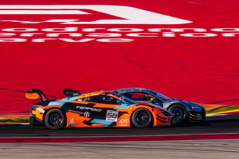 Car #58 Thomas FLEMING, Louis PRETTE & Benjamin GOETHE Drinving a McLaren 720S GT3 EVO for Garage 59, During the GTWC Season Final Feature Race in Portimao
