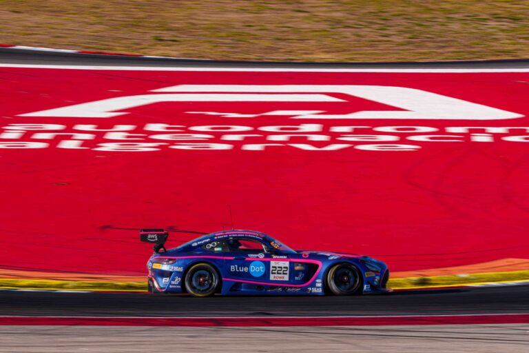 Car #222 Kiern JEWISS, Charles DAWSON & Reece BARR Drinving a Mercedes-AMG GT3 EVO for 2Seas Motorsport, During the GTWC Season Final Feature Race in Portimao